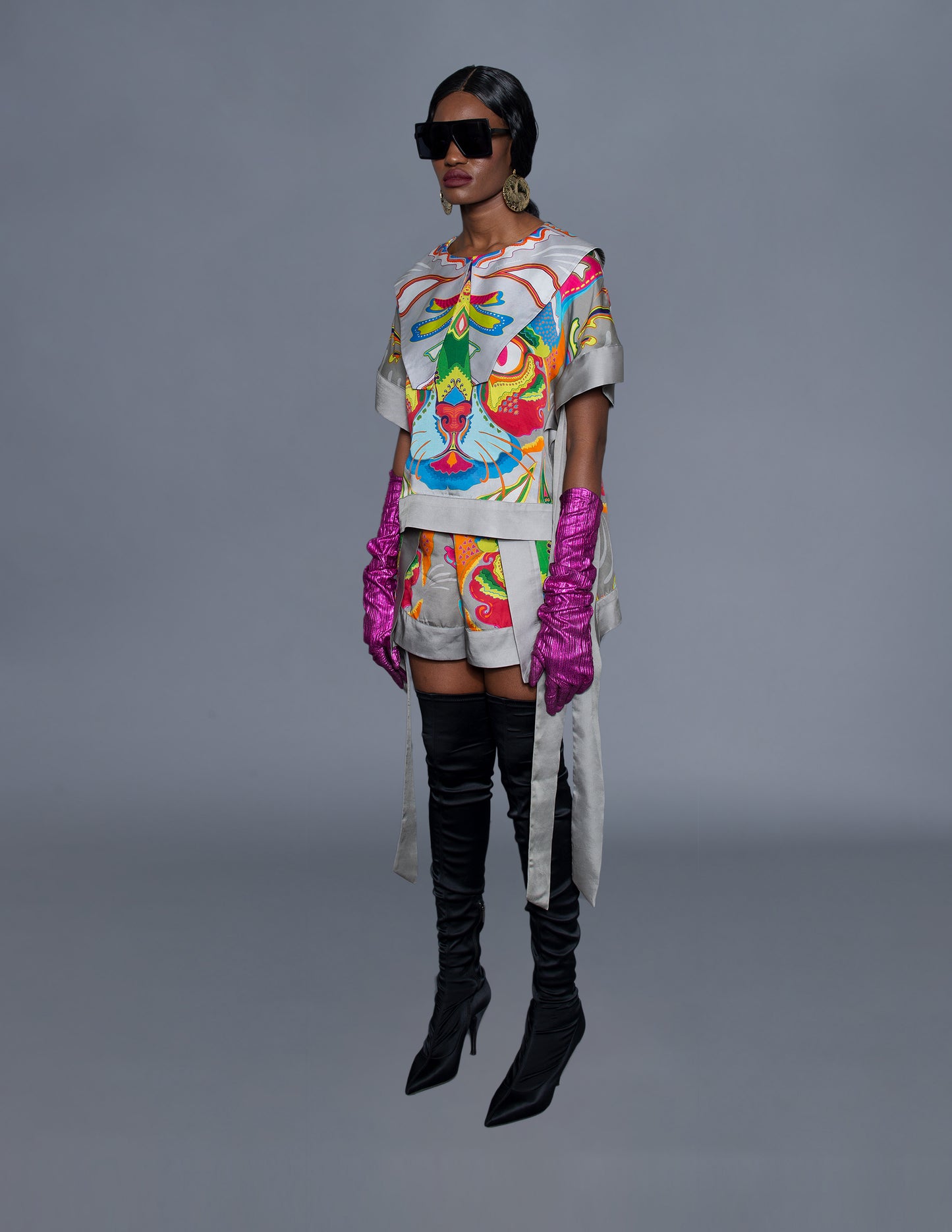 Panelled Shorts