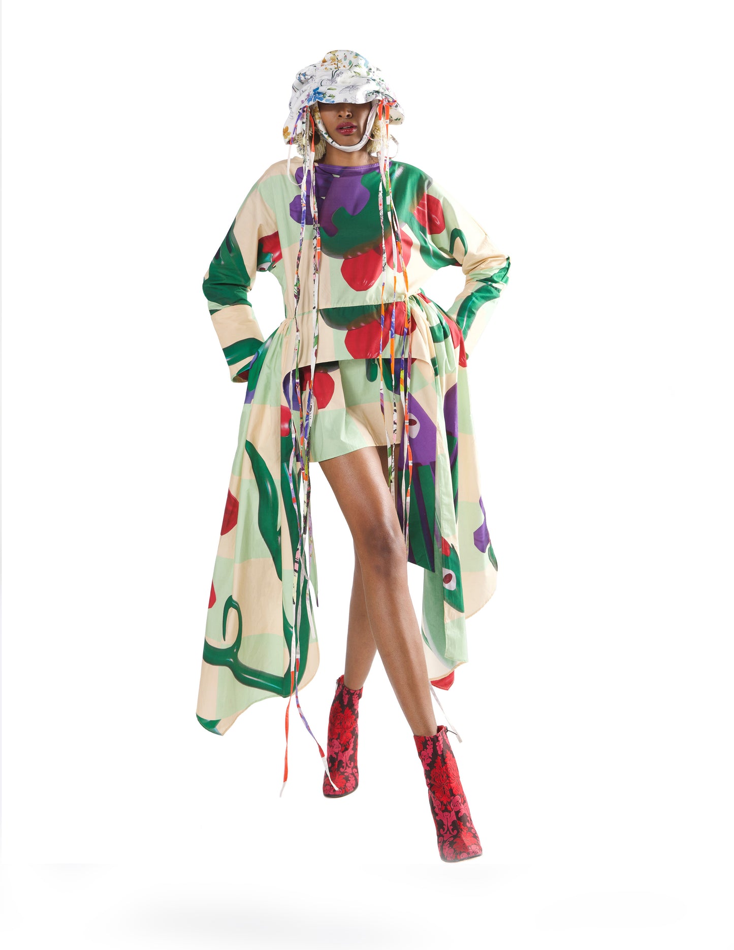 Kimono Sleeve Shift Dress
