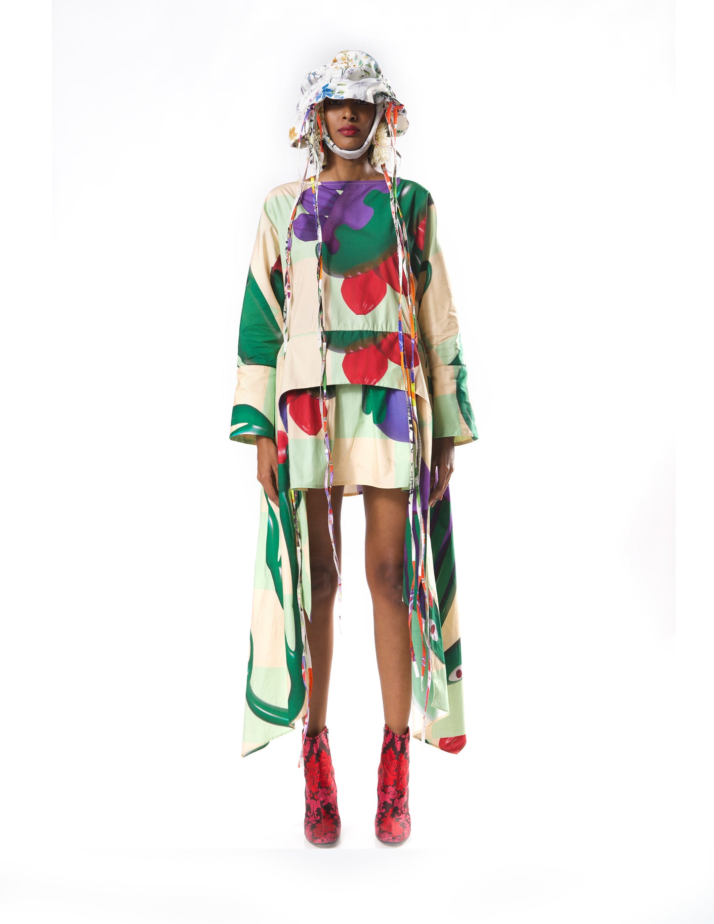 Kimono Sleeve Shift Dress