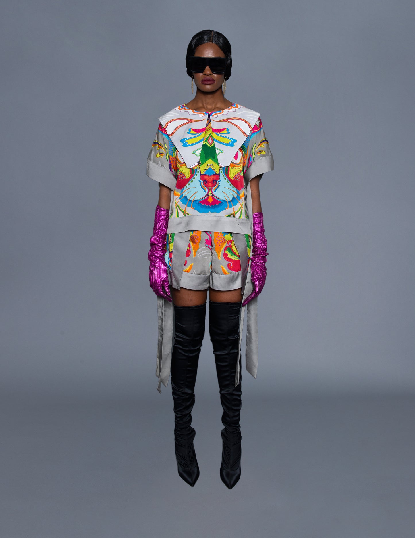 Panelled Shorts