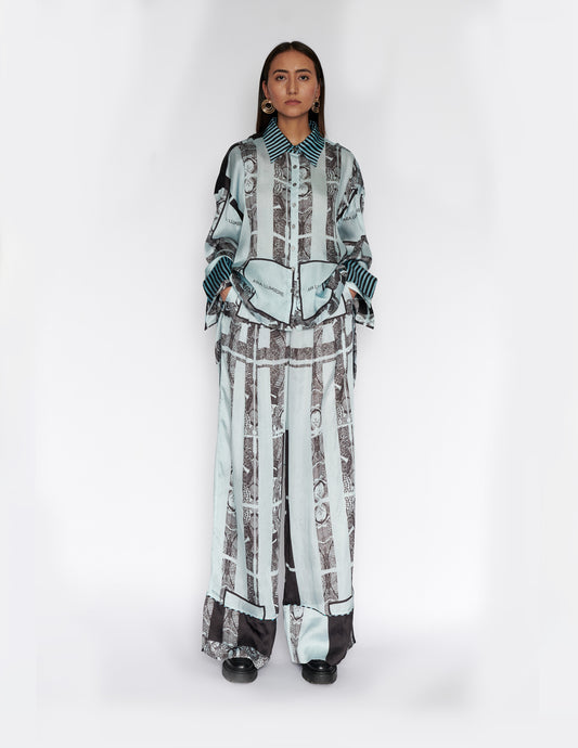 Relaxed High Low Shirt