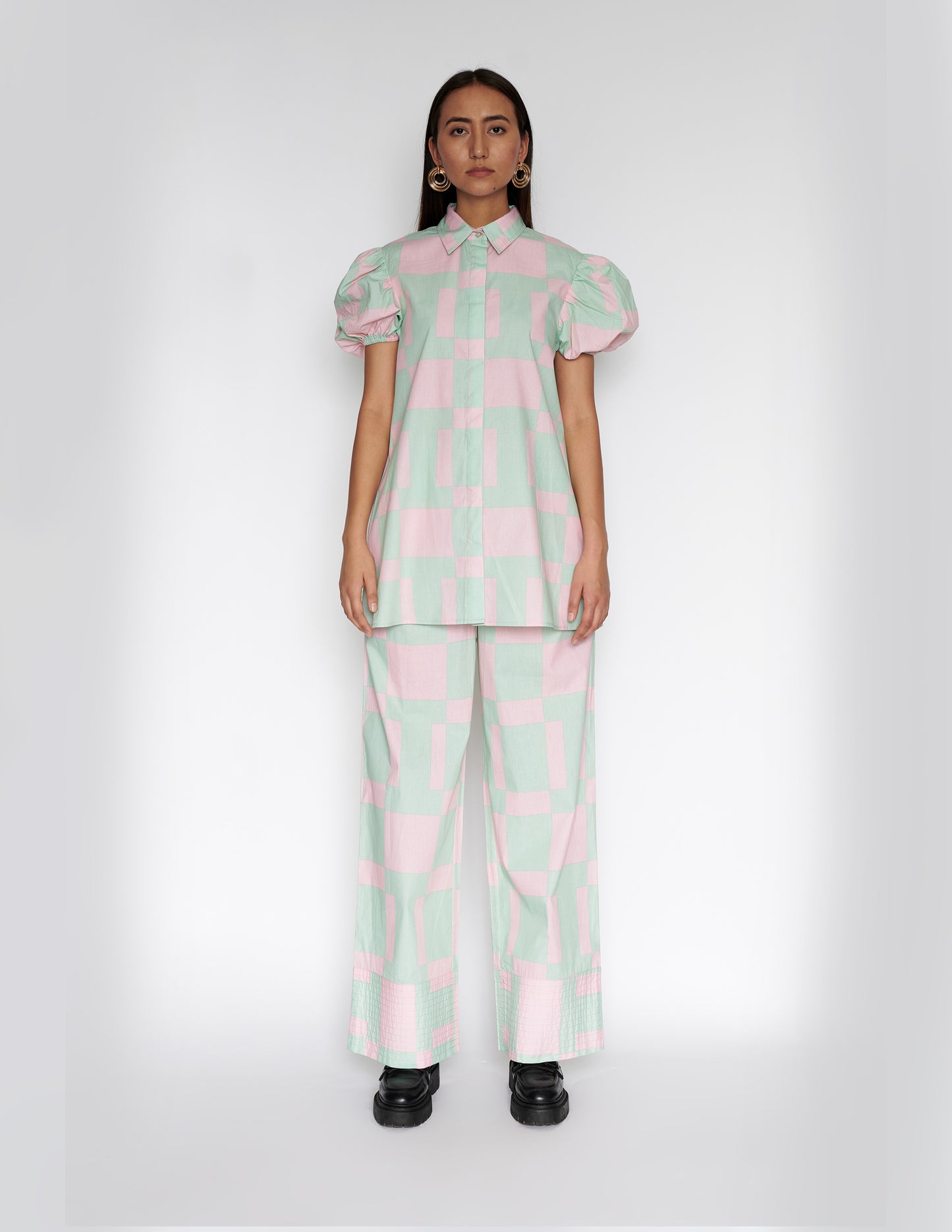 Wide Leg Recto Trouser