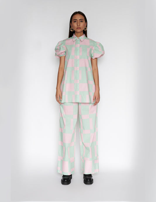 Wide Leg Recto Trouser