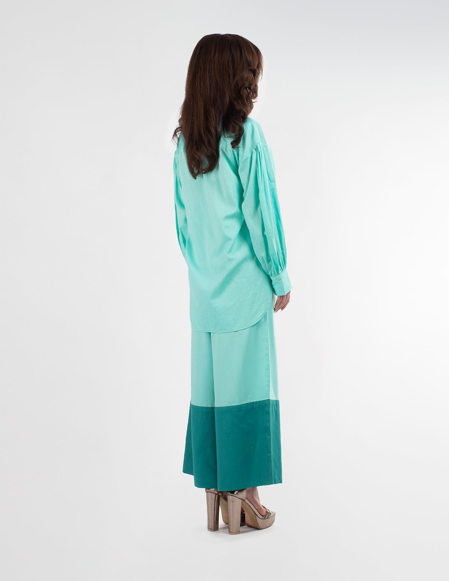 Relaxed shirt and Wide Leg Co-ord set