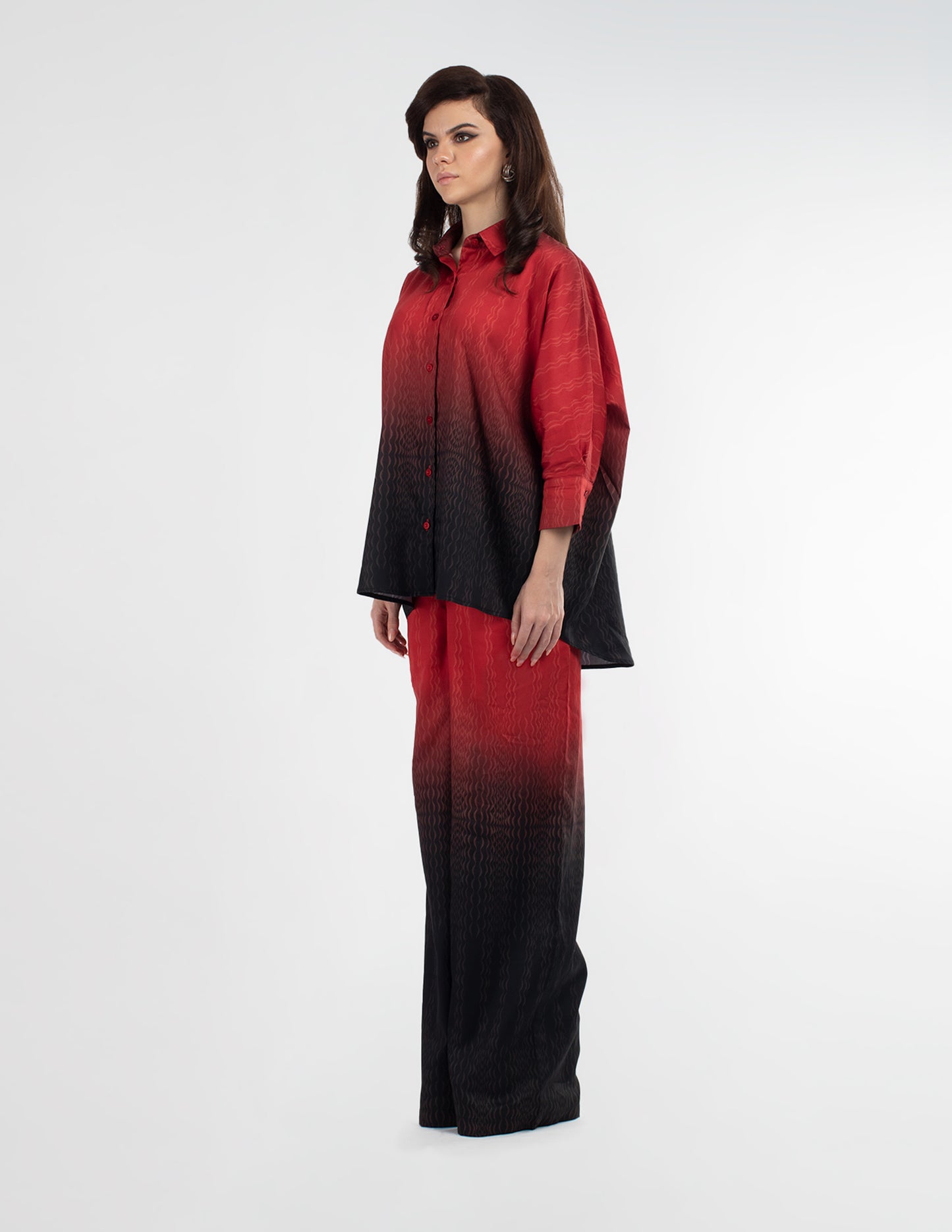 Batwing Sleeve Shirt and Trouser Co ord set