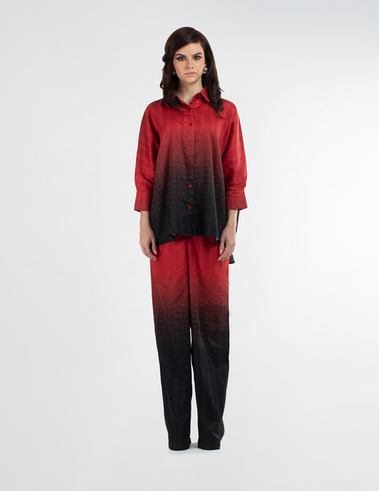 Batwing Sleeve Shirt and Trouser Co ord set