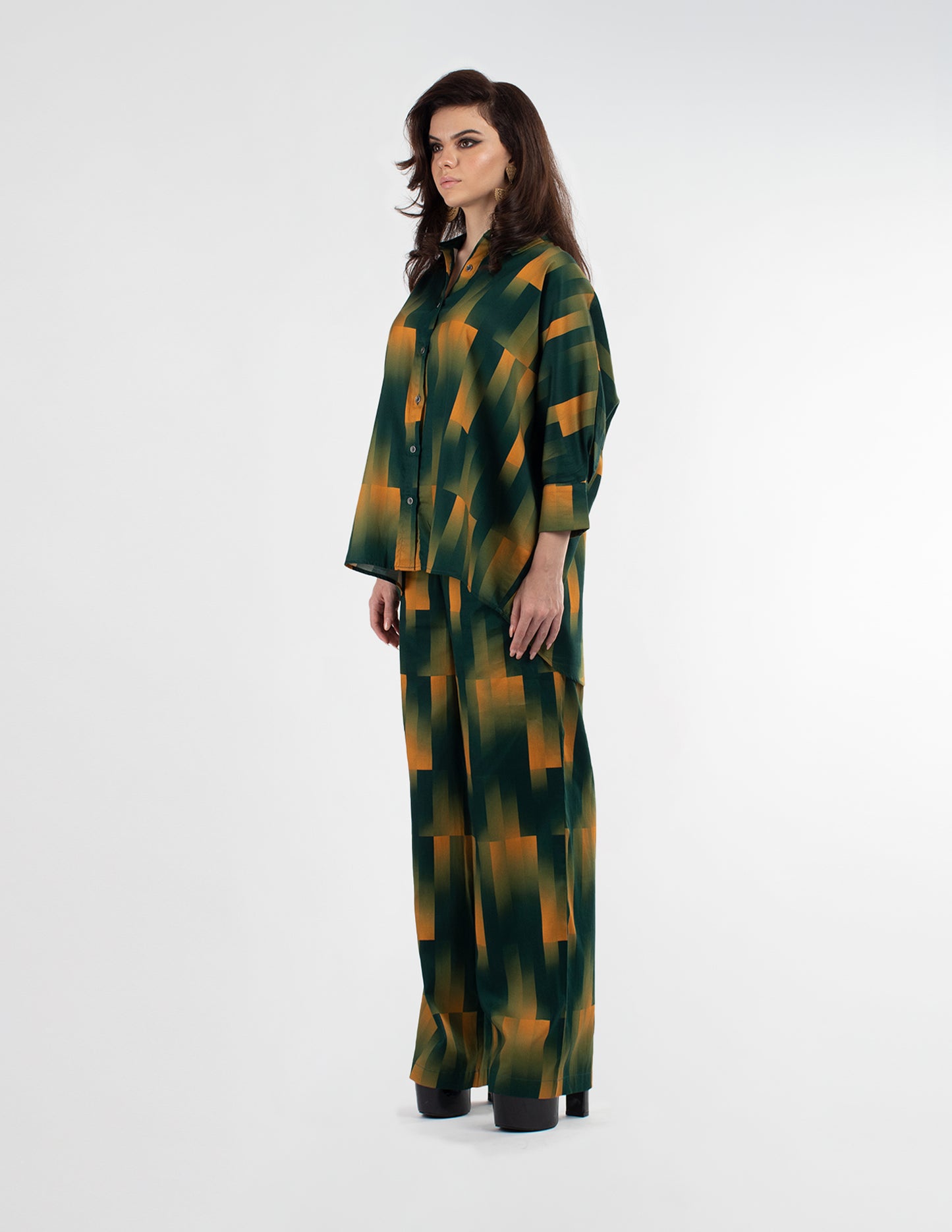 Batwing Sleeve Shirt and Trouser Co ord set