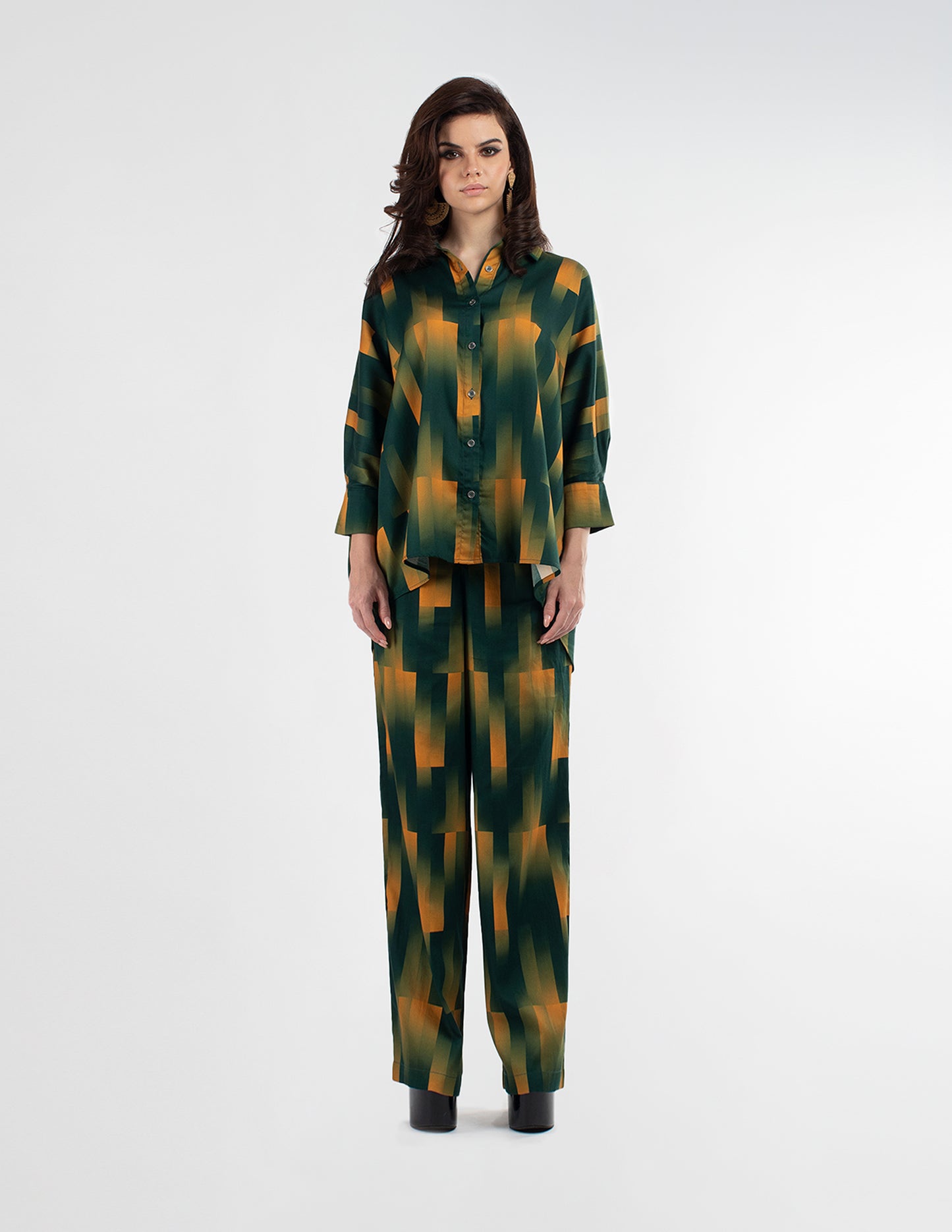 Batwing Sleeve Shirt and Trouser Co ord set