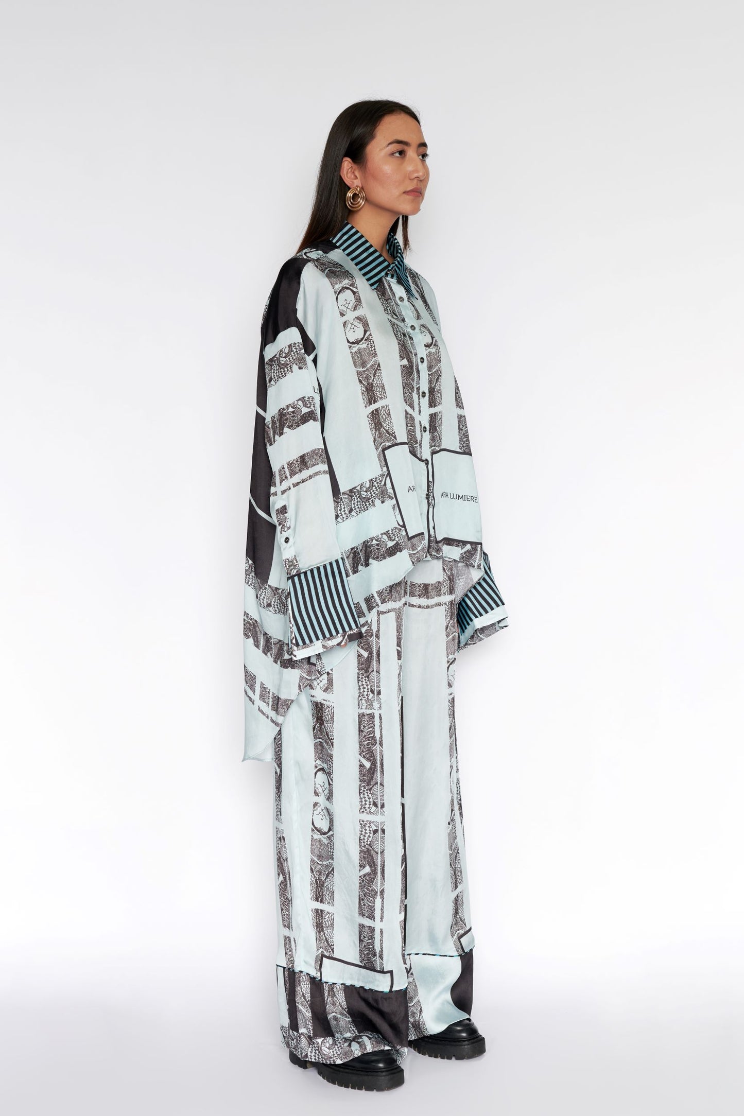 Relaxed High Low Shirt