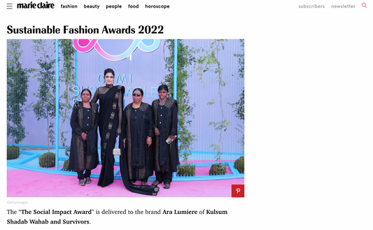 Close-up on the winners of the Sustainable Fashion Awards 2022