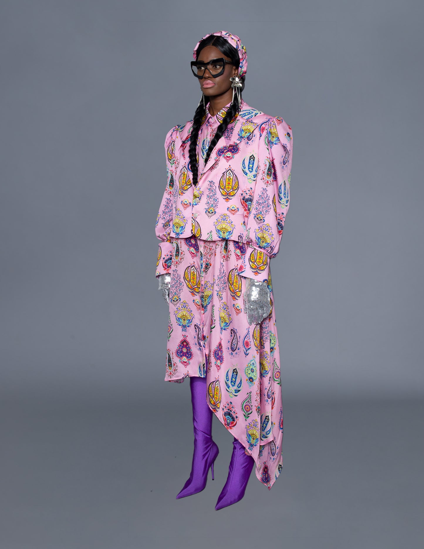 Puff Sleeve Single Breasted Mess Jacket