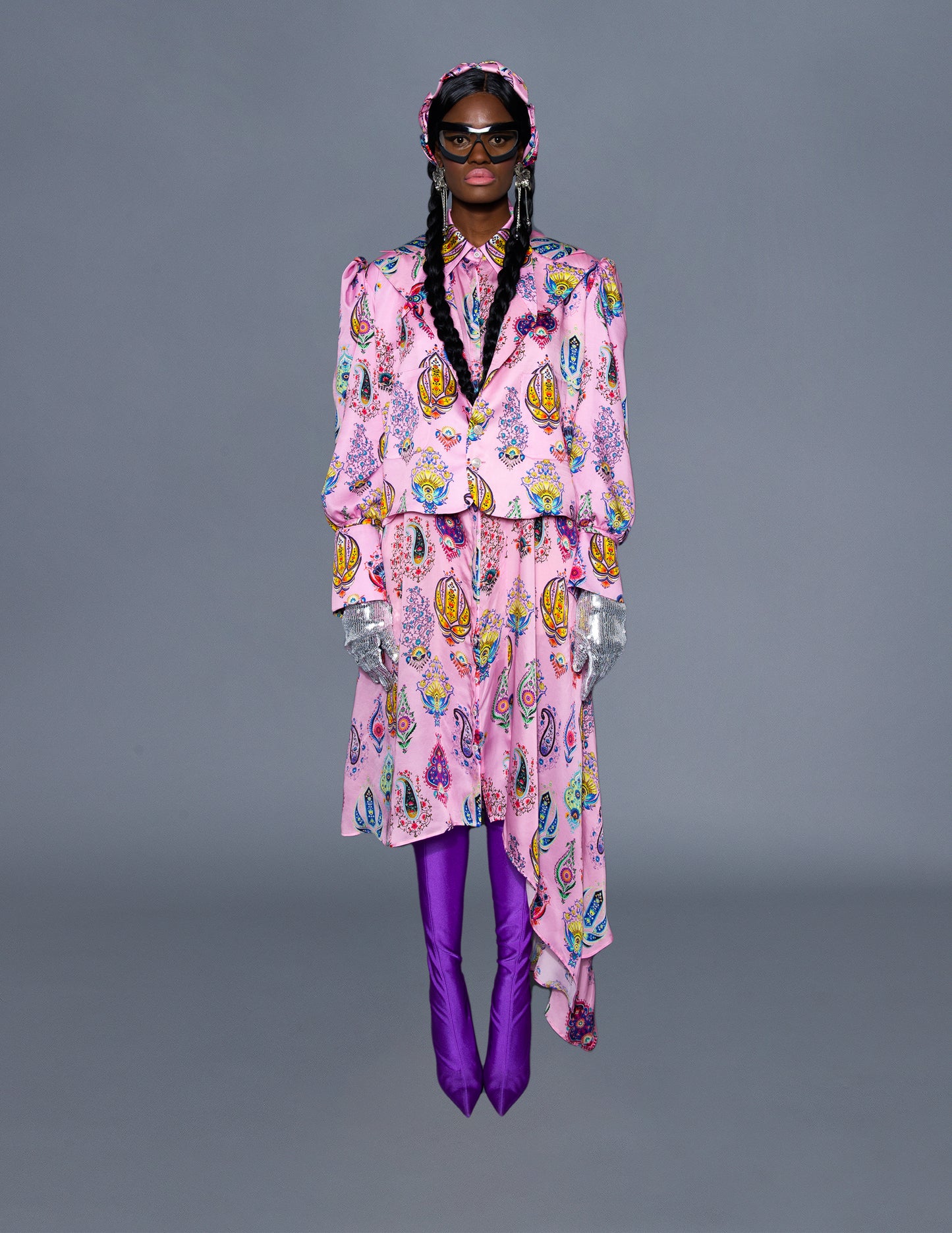 Puff Sleeve Single Breasted Mess Jacket